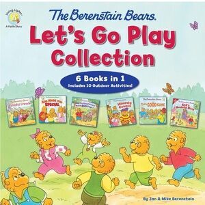 NEW! The Berenstain Bears Let's Go Play Collection 6 Books in 1 (A Faith Story)